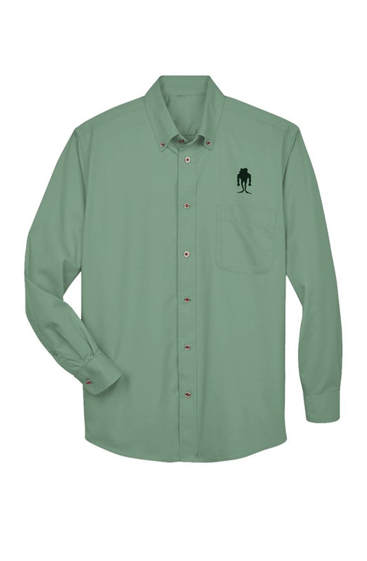 FrogBosses Mens Long-Sleeve Twill Shirt