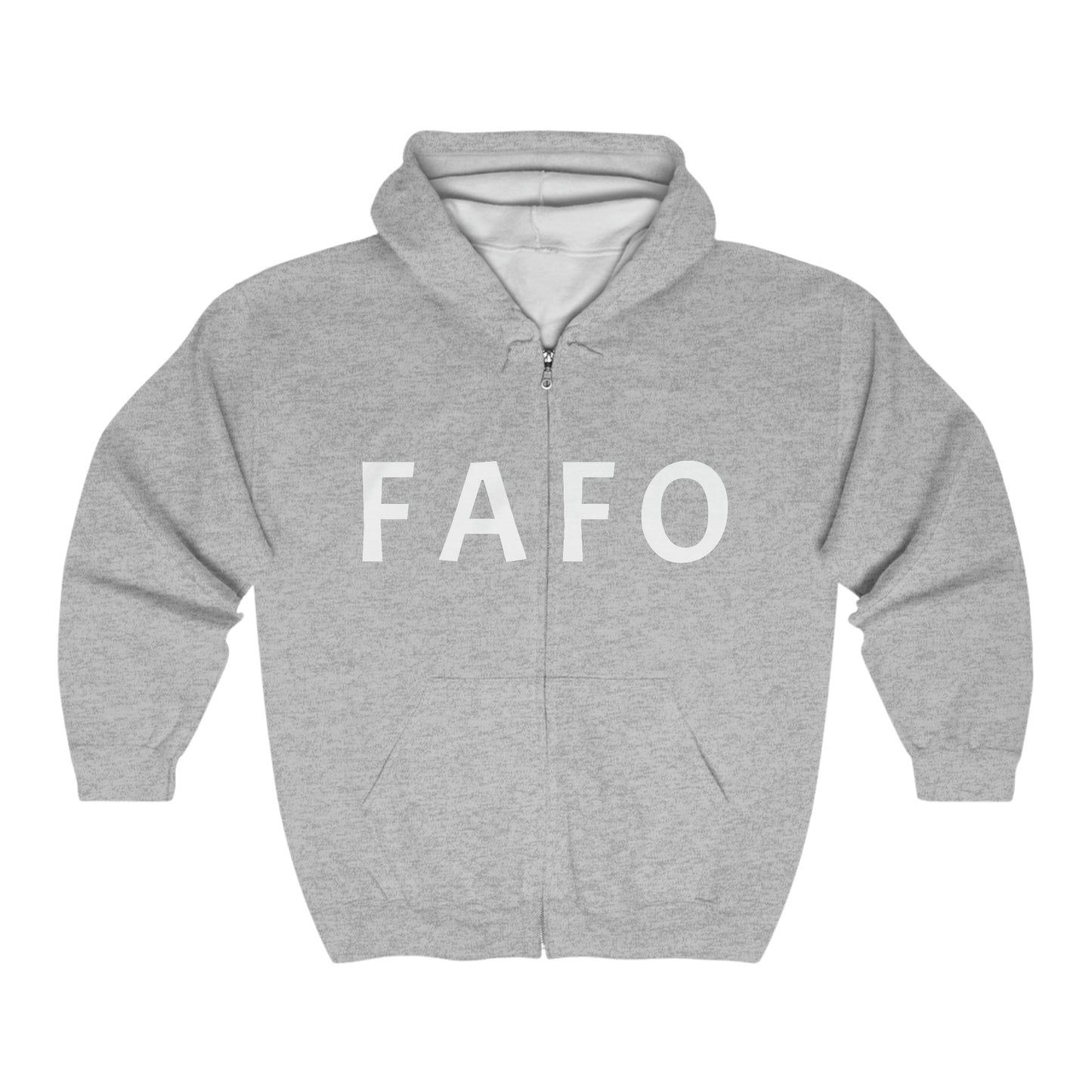 FrogBosses #FAFO Mens Heavy Blend™ Full Zip Hooded Sweatshirt