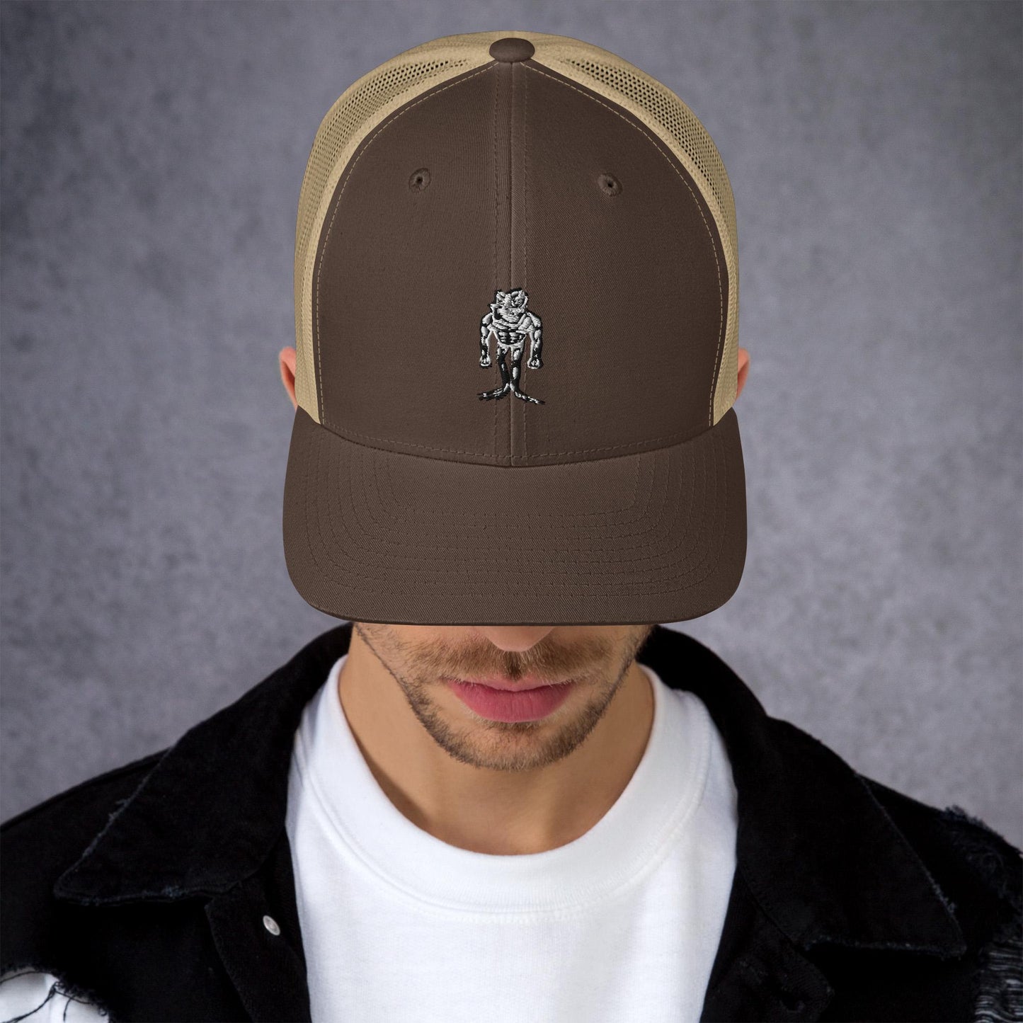 FrogBosses Strong Frog  Trucker Cap