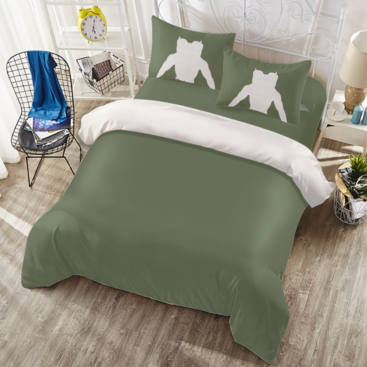 FrogBosses Four-piece Duvet Cover Set