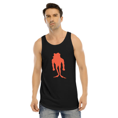 FrogBosses Men's Curved Hem Long Tank Top